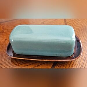 Redwing Pottery Butter Dish